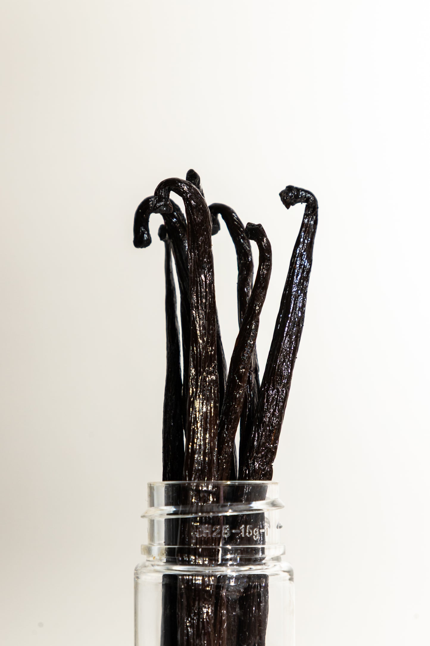 Tubo con 3 vainas de vainilla mexicana gourmet de 16cm